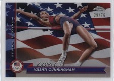 2024 Topps US Flag Refractor 29/76 Vashti Cunningham #146 0q5k