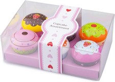 Classic Toys - Assortimento di Cupcake in confezione regalo Giocattoli da cucina