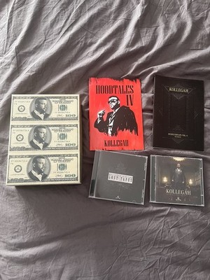Kollegah   Zuhältertape Vol. 4 (ZHT 4) Box-Inhalte: CDs, Textbuch, Hoodtales