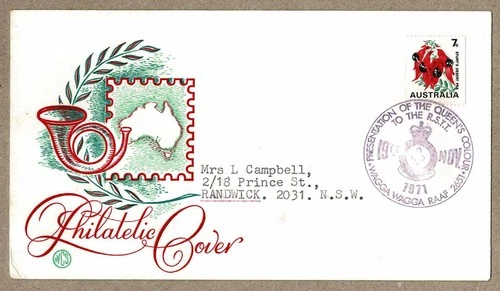 Australia 1971 Queens Colours Wagga Wagga RAAF  Pictorial Postmark WCS Cover