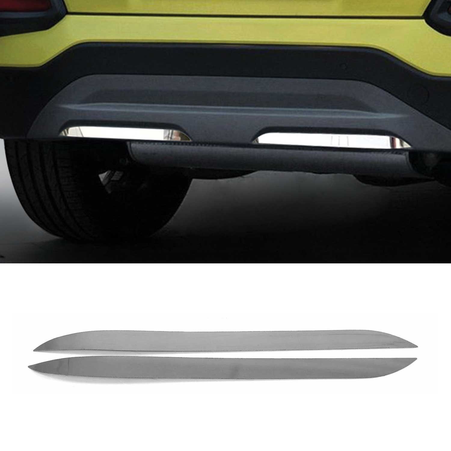 Cadre d'échappement pour Hyundai Kona 2017-2020 acier inox 2 pièces