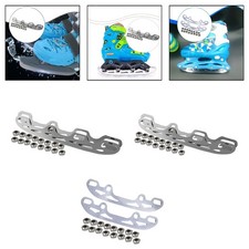 2Pcs Ice Skating Blade Silver Stainless Steel for Ices Sports Figure Skates