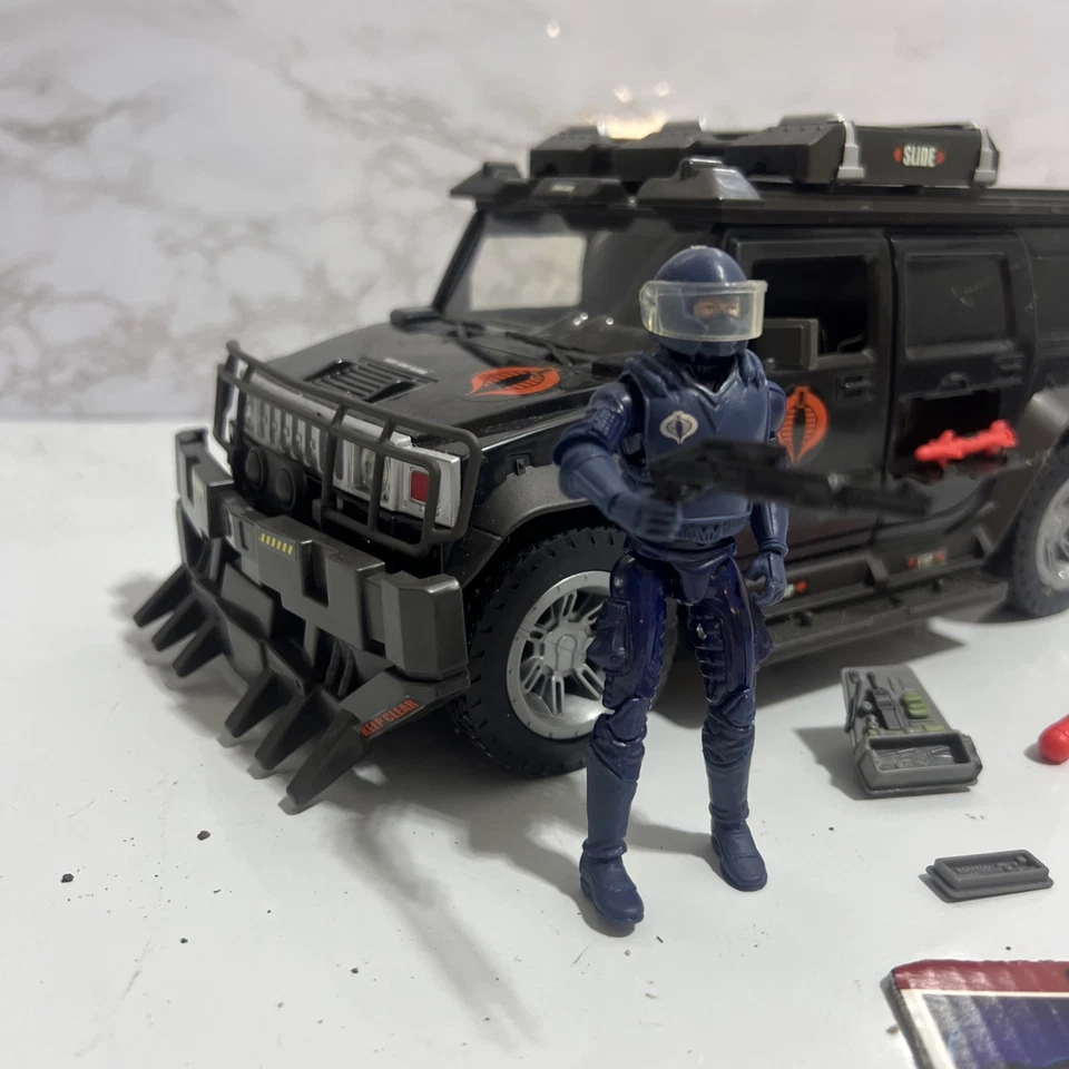 GI JOE 2009 COMPLETE STEEL CRUSHER APV COBRA HUMMER SWAT HUMVEE & Nitro Viper - Image 2 of 4