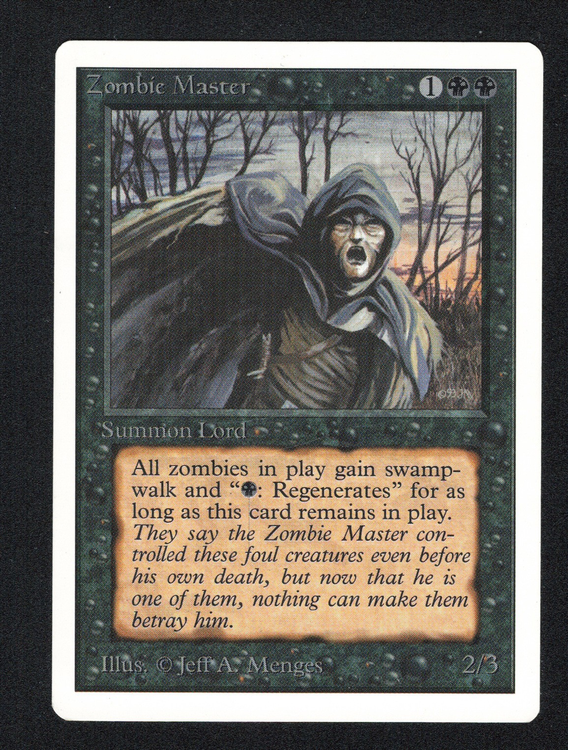 UNLIMITED Zombie Master - Magic The Gathering MTG - Vintage English