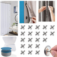 M Lapis 20 Pairs Shower Curtain Weights Magnetic Shower Curtain Side Magnets To