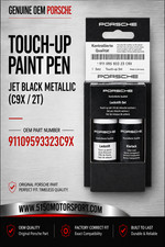 Porsche Touch Up Paint Jet Black Met (C9X) 911-095-933-23-C9X