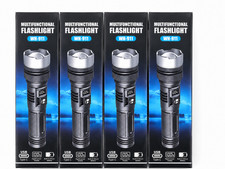 4pack 99000000lm Super Bright Led Tactical Flashlight Rechargeable Flashlights