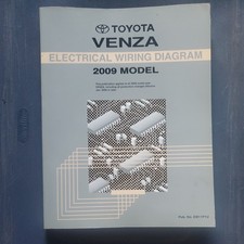 2009 Toyota Venza EWD EM11P1U USED Electrical Wiring Diagram repair manual 