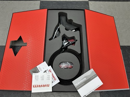 NEW SRAM Red AXS 12 Speed Hydraulic Shift/Brake Lever & Caliper Left Front
