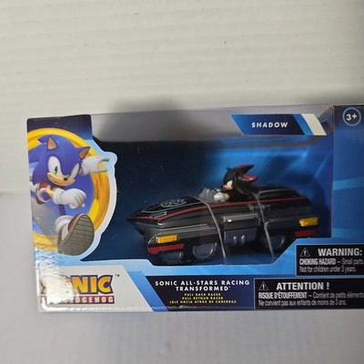 Sonic The Hedgehog All-Stars Racing Transformed Pull Back Racer : Shadow Toy Car