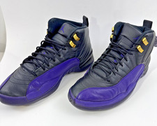 jordan 12 purple and yellow