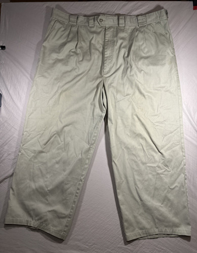 Tilley, Tilley Endurables Pleated Trousers Men’s 46x26 Khaki Safari Made in Canada Vtg