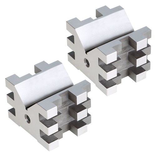 Multi-Use V-Block and Clamp Hardened Steel 2-3/8" x 2-3/4" x 2" Set - Picture 6 of 12