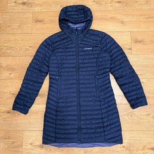 Image of Berghaus Nula Micro Long Jacket Navy Blue Women's Size UK 12