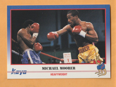 Michael Moorer 1991 Kayo Boxing #207 Detroit Michigan