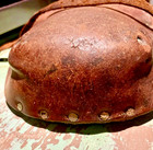 Vintage CRAFTSMAN Leather & Wool Felt Knee Pads Tradesperson Floorwork RARE USA — photo 5