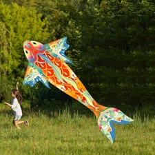 Koi Big Kite Giant Kite Reusable Winds Kites Family Outdoor Activities for