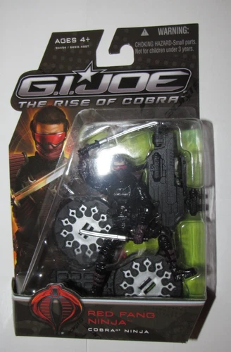 GI Joe 3.75 figure ROC Red Fang Ninja NEW