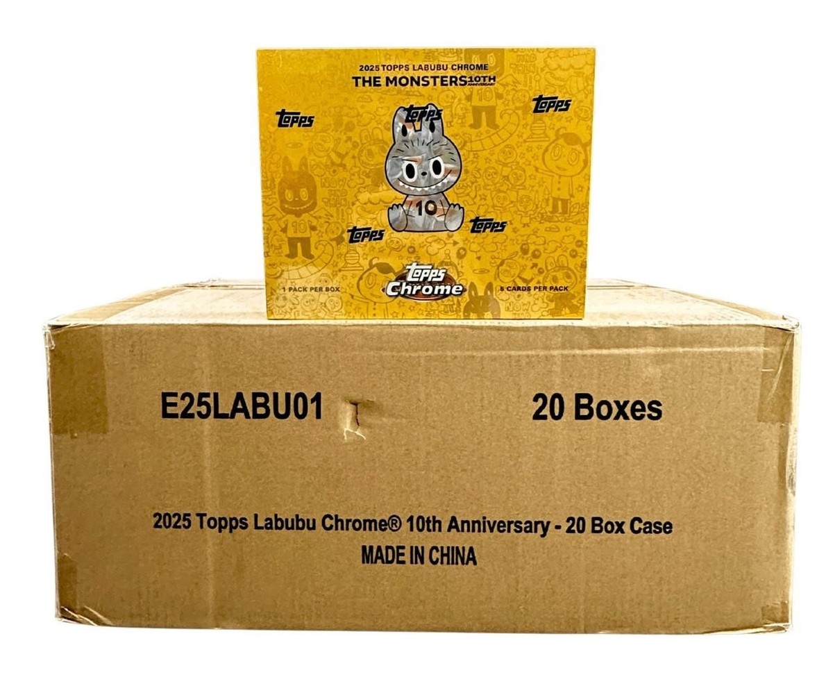 2025 TOPPS CHROME LABUBU 10TH ANNIVERSARY - FACTORY SEALED - 20