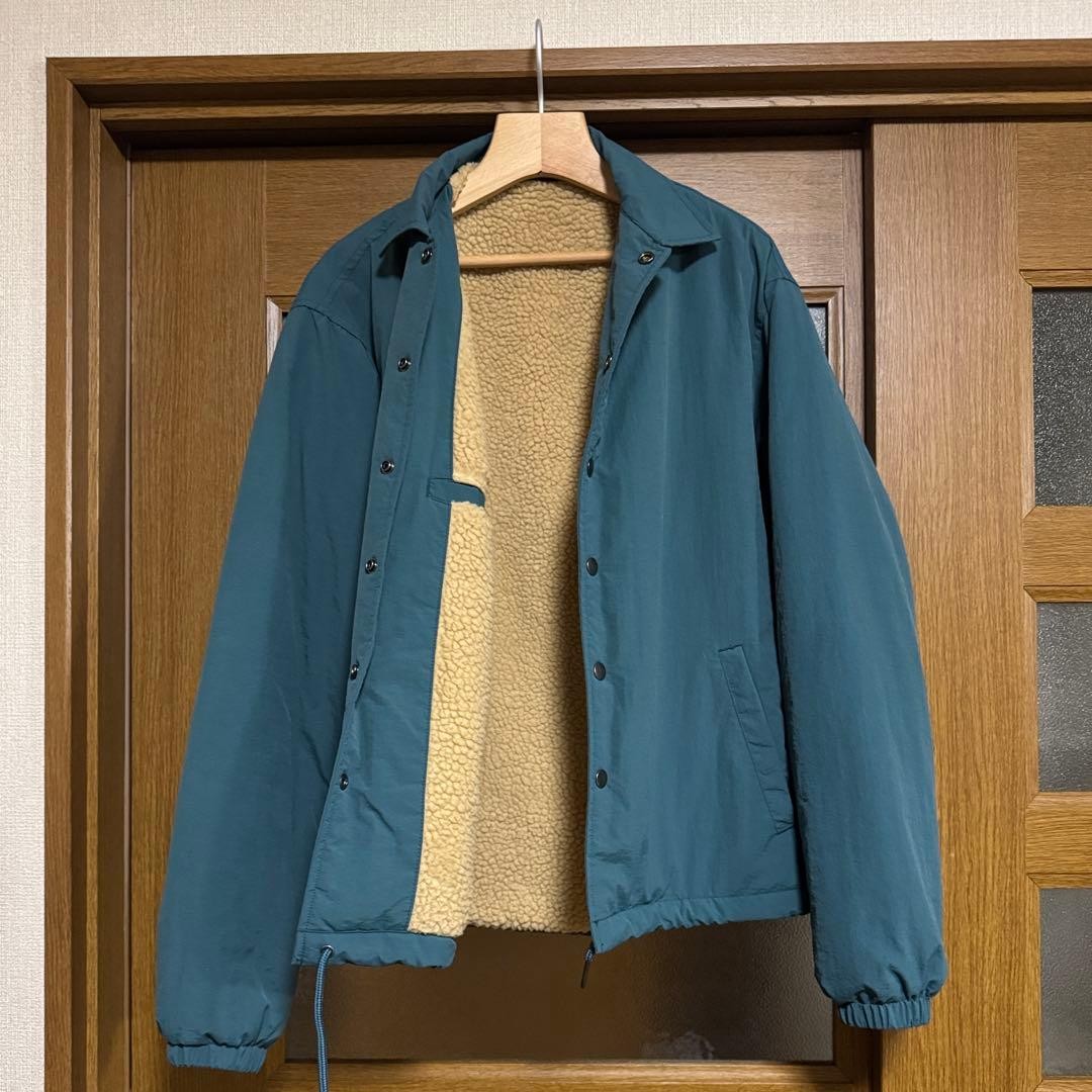 Alpen Coca-Cola Collaboration Coat Coach Jacket M Size Green thumbnail 3