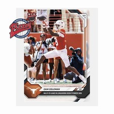 Cam Coleman Texas Debut 2026-27 Bowman U NOW ...