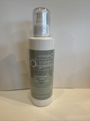 Emergin C Scientific Organics SPIRULINA TONER 8 oz, Pro Size, New