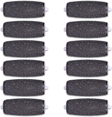 12 Extra Coarse Replacement Roller Refill Heads Compatible with Amope Pedi Refil