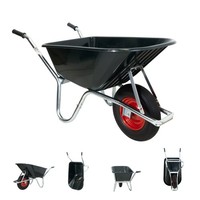 Schubkarre Gartenschubkarre Bauschubkarre 250 Kg 100 Liter Schiebkarre Verzinkt
