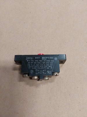 MICRO SWITCH 3MNI 8917 B600 SNAP SWITCH