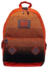 Superdry Accessories Knitter Montana Unisex Backpacks, Color: Orange/Black Size