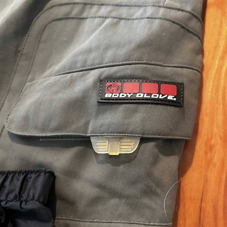 Guante corporal vintage 90S 2000S Y2K para pantalones de snowboard verdes para hombre grande Foto 4 de 4