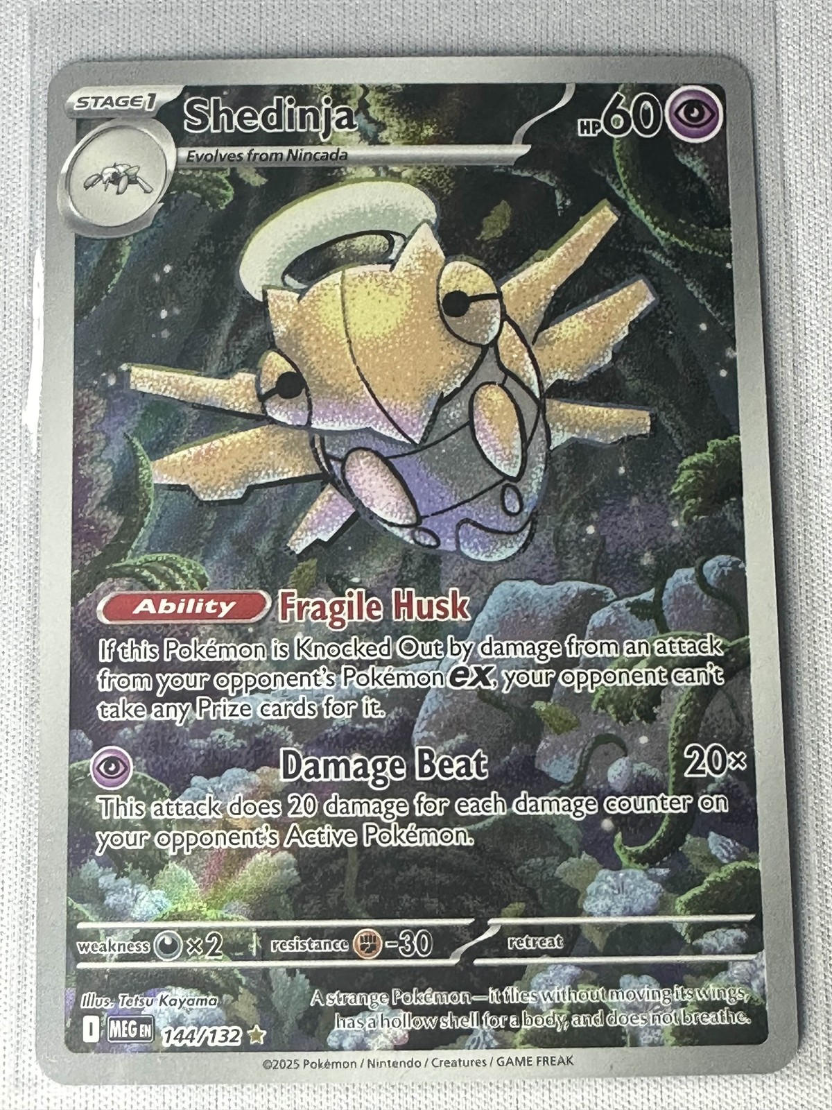 Shedinja - Illustration Rare ME01: Mega Evolution 144/132 NM