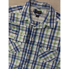 Ariat Pro Series Plaid Western Shirt Long Sleeve Pearl Snap Button Up XXL