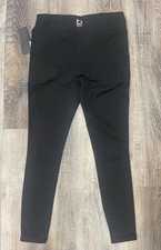 Legginsy damskie Bebe czarne nowe z metkami! Rozmiar Large. Urocze logo różowe złoto na talii