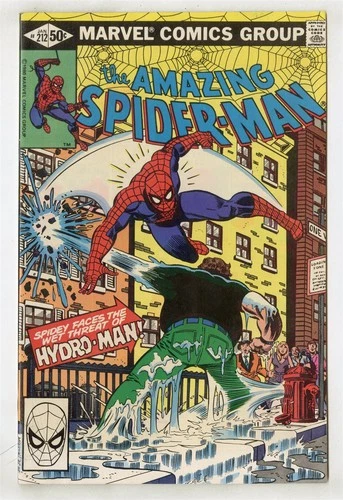 Amazing Spider-Man #212 NM 9.4 white pages  1st app. Hydro-Man  Marvel  1981
