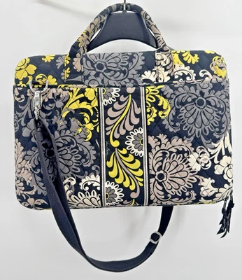 Vera Bradley Laptop Bag Large Hard Case Filigree Retired Crossbody Strap Handle - Image 1 of 4