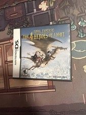 Final Fantasy: The 4 Heroes of Light (Nintendo DS, 2010), Authentic, Manual