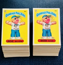 1986 GARBAGE PAIL KIDS OS3 ORIGINAL SERIES 3 COMPLETE 88 CARD VARIATIONS SET.📈