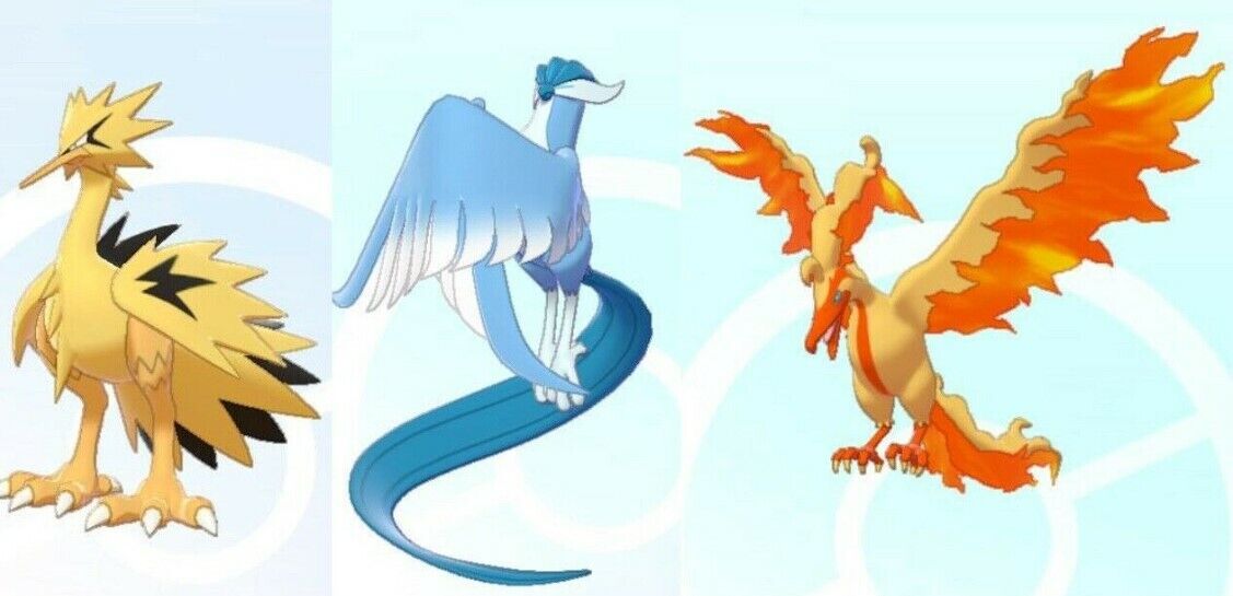 Square Shiny Galar Moltres, Articuno,Zapdos Legend Algeria