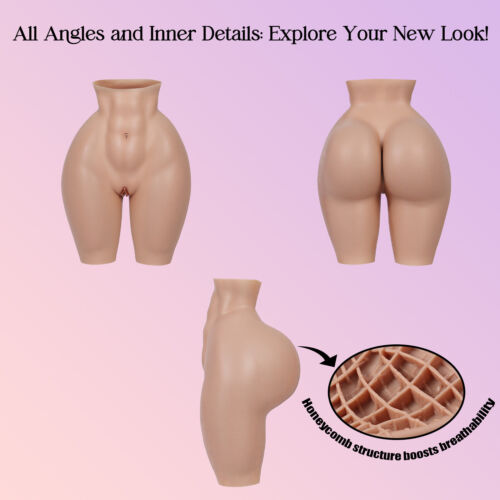 Roanyer Sollevatore glutei vagina finta realistico potenziamento anca in silicone per cos - Foto 11 di 18