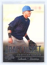 2011 Playoff Contenders Cristhian Adames #DT55   Colorado Rockies