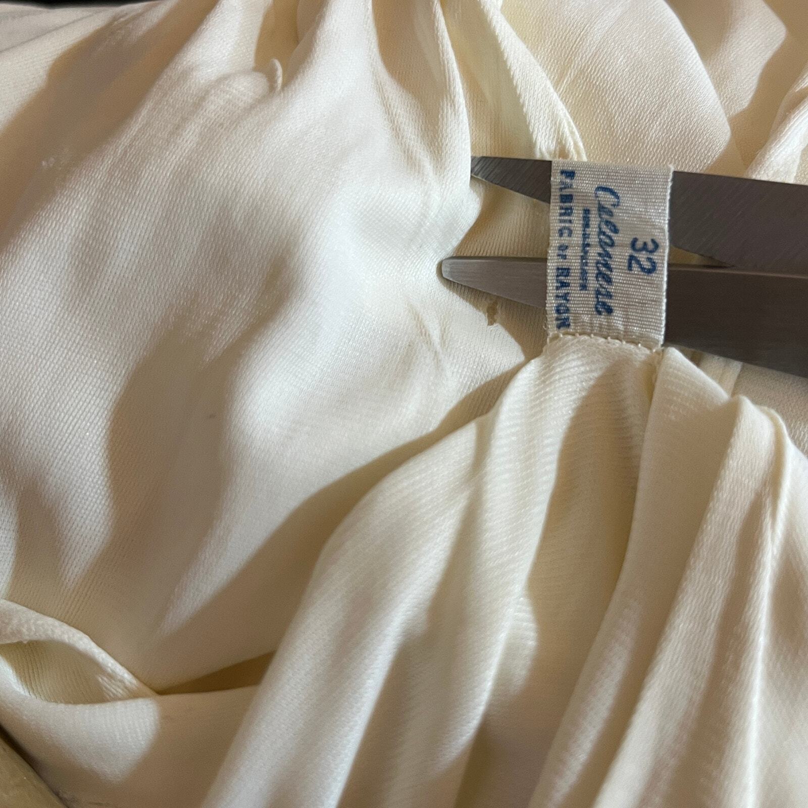 Vintage Carters Robe Set Women 32 White 2-Piece Set Robe Nightgown Set Sleepwear