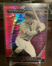 2021 Panini Chronicles Titan Jarred Kelenic Pink Pulsar RC Seattle Mariners #7
