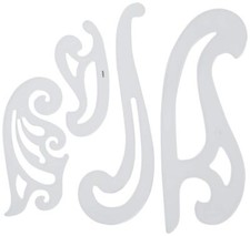 LetterCraft French Plastic Curve Set Set of 4FC-4