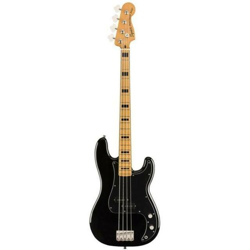 Fender Classic Vibe '70s Precision Bass Maple Guitar - Black (0374520506)