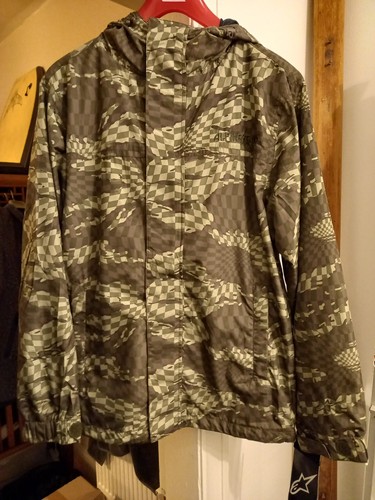 Alpinestars Bounty Hunter Jacket Small AOP Hooded Oversize Y2K NOS Camo Fish - Picture 11 of 11