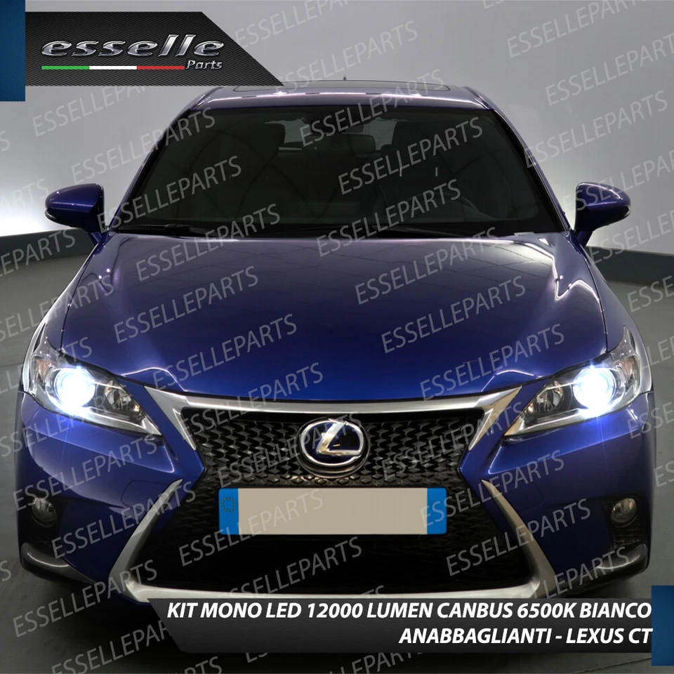KIT FARI FULL LED PER LEXUS CT ANABBAGLIANTI ABBAGLIANTI 6000K CANBUS MONO LED - Immagine 2 di 3