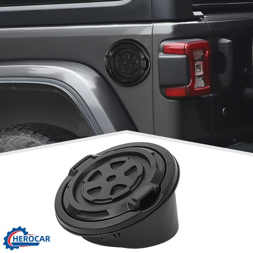 🏆CUBIERTA TAPA TANQUE GASOLINA PUERTA LLENADO COMBUSTIBLE COCHE DECORACIÓN REPUESTO PARA JEEP WRANGLER JL - Imagen 2 de 10