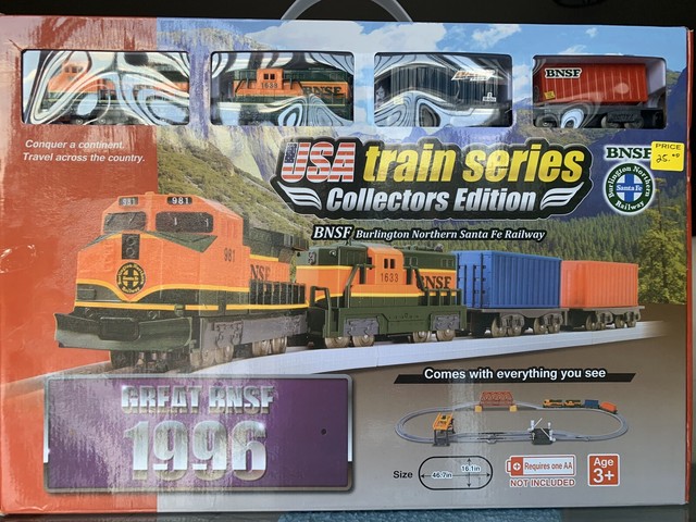 burlington northern train set
