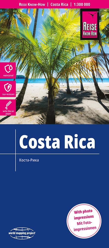 9783831774128 Reise Know-How Landkarte Costa Rica 1:300.000: rei...ping project)